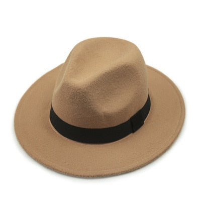 Chapéu Fedora de Feltro Anti-Alérgico Diversas Cores Tamanho M- 56 -58