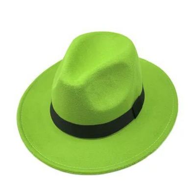 Chapéu Fedora de Feltro Anti-Alérgico Diversas Cores Tamanho M- 56 -58