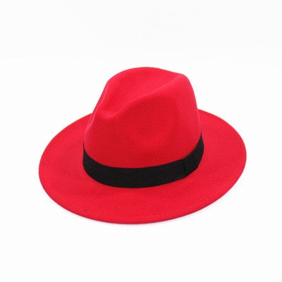 Chapéu Fedora de Feltro Anti-Alérgico Diversas Cores Tamanho M- 56 -58