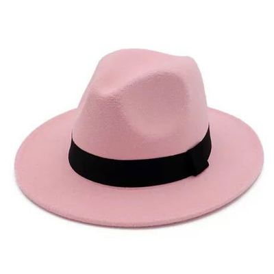 Chapéu Fedora de Feltro Anti-Alérgico Diversas Cores Tamanho M- 56 -58