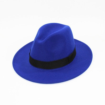 Chapéu Fedora de Feltro Anti-Alérgico Diversas Cores Tamanho M- 56 -58