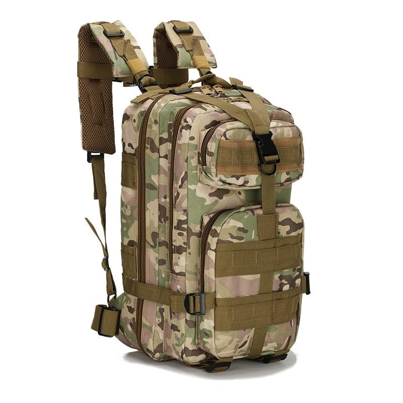 Mochila Estilo Militar de Nylon - Capacidade 30 Litros