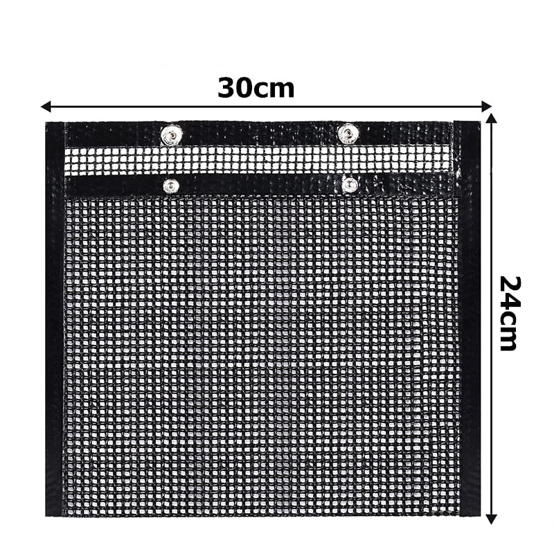 Bolsa Malha Grill para Churrasco - Peixe - Legumes - Camarões em 3 Tamanhos