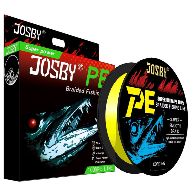 Linha Japonesa Multifilamento Trançada X4 JOSBY PE Super Power com 300m Disponível em 4 Cores