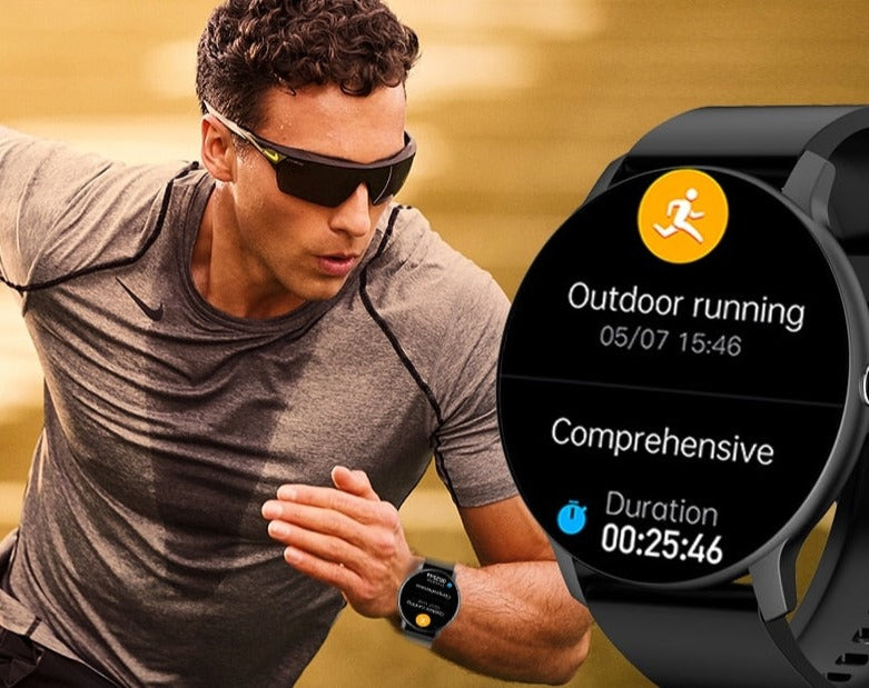 SmartWatch Sport Fitness a prova d´água - Bluetooth compatível com Android e IOS