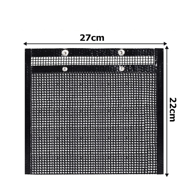 Bolsa Malha Grill para Churrasco - Peixe - Legumes - Camarões em 3 Tamanhos