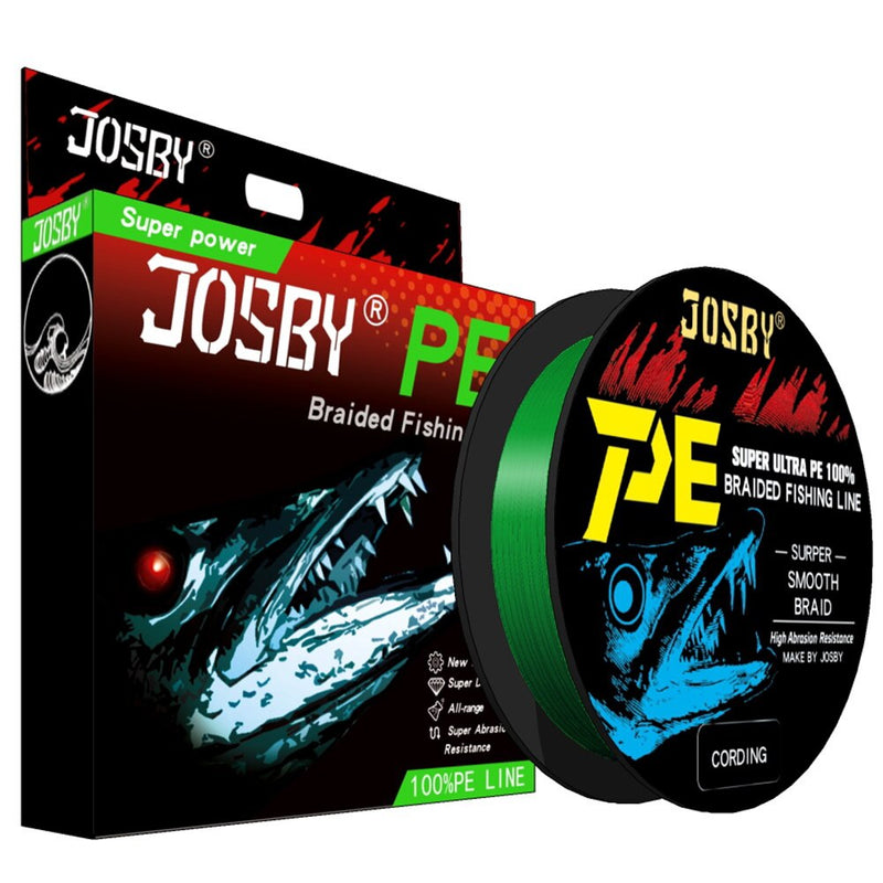 Linha Japonesa Multifilamento Trançada X4 JOSBY PE Super Power com 300m Disponível em 4 Cores