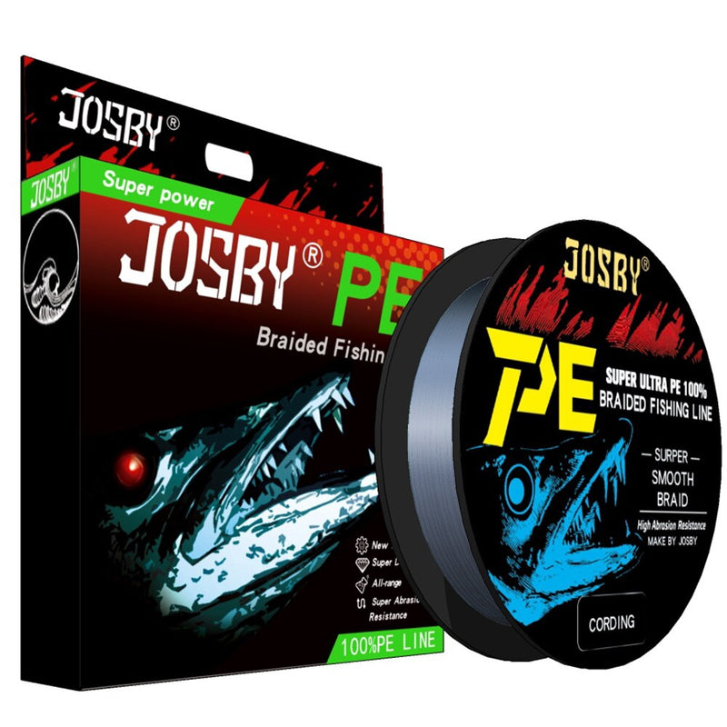 Linha Japonesa Multifilamento Trançada X4 JOSBY PE Super Power com 300m Disponível em 4 Cores