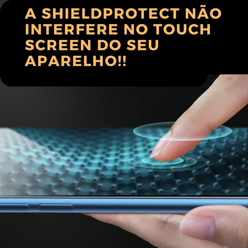 Shield Protect - kit com 4 Películas Protetoras para Qualquer Modelo de Iphone. Com Nano tecnologia 10x mais Resistente que as Películas normais.